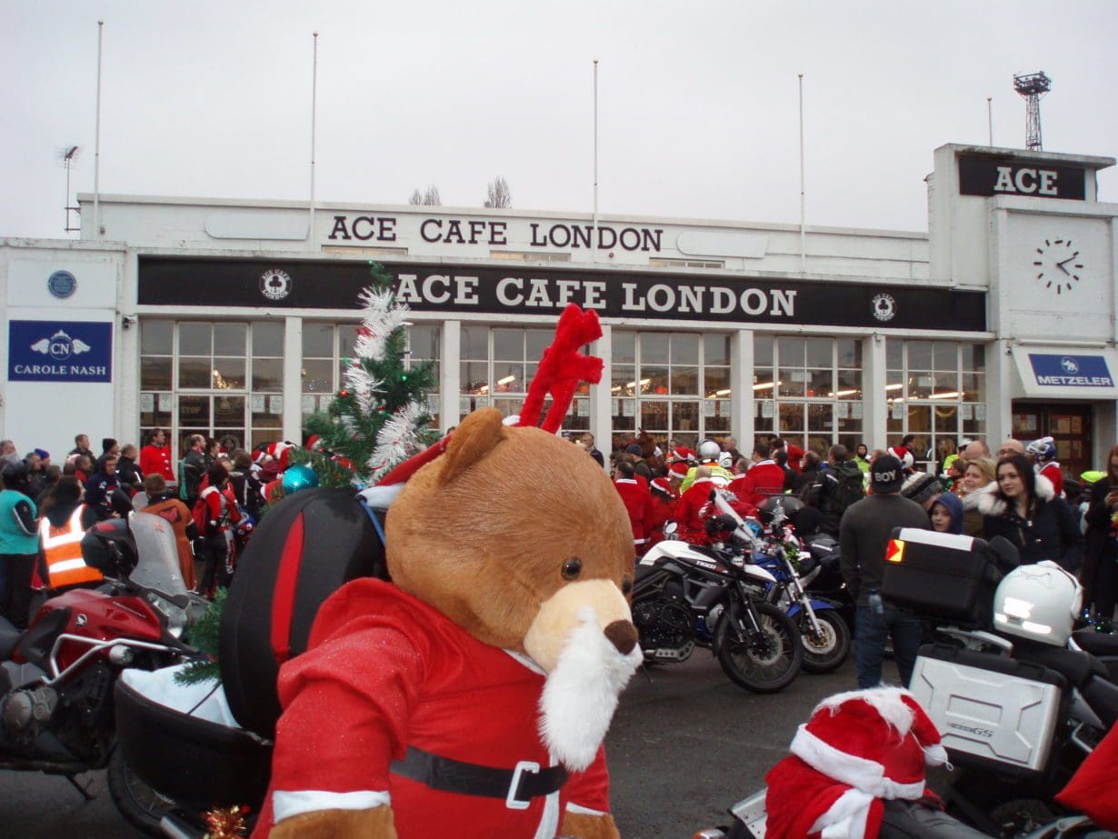 Donations wanted for Ace Café London's Christmas Toy Run Motorcycle